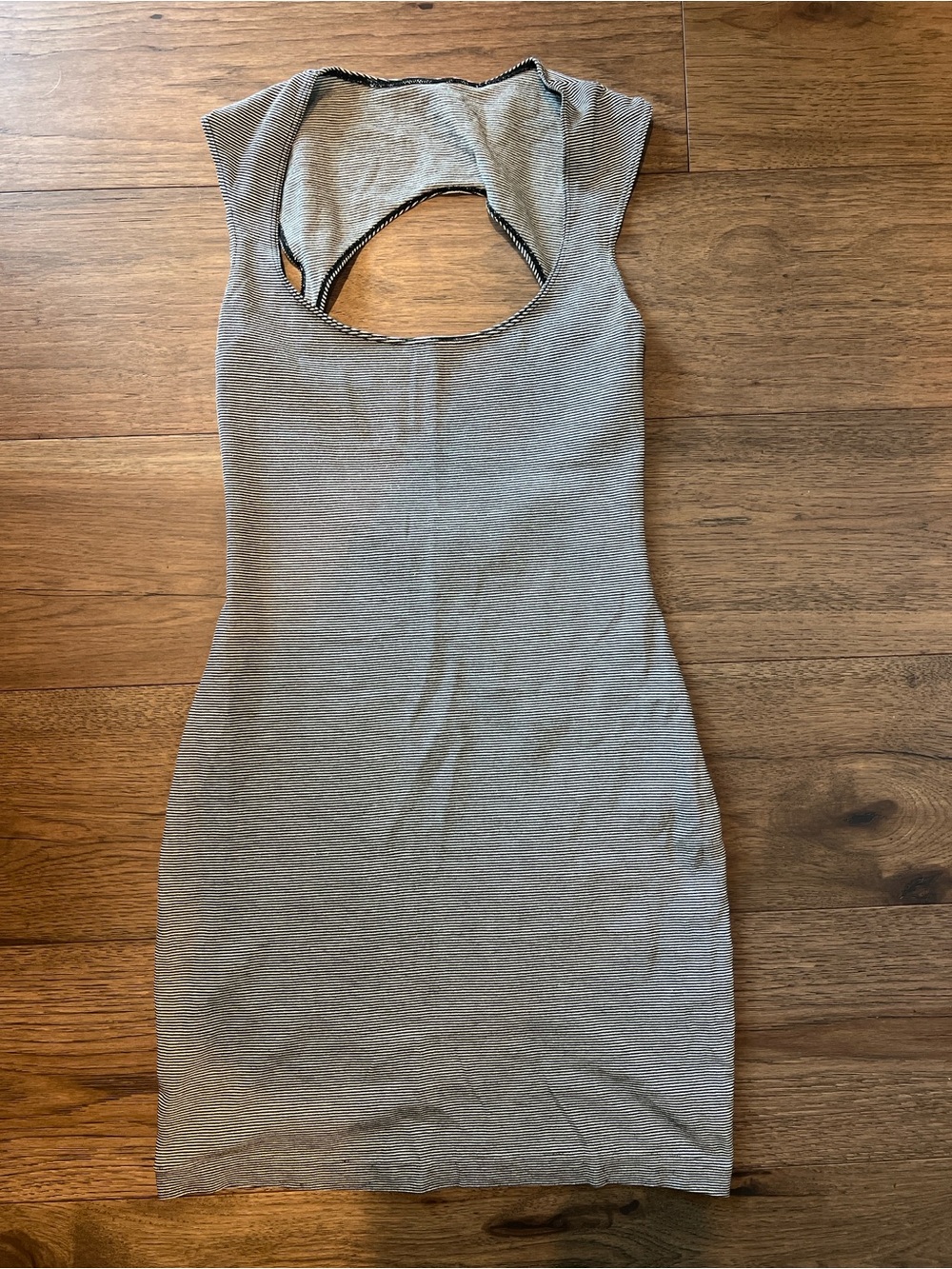 RARE American Apparel cut out tight dress size medium from 2000s Y2K bodycon - Picture 7 of 8